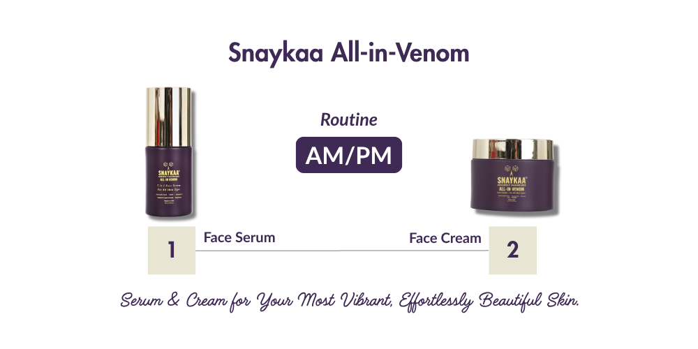 SNAYKAA™ ALL-IN VENOM Face Serum for Women | Anti-Aging & Wrinkle Reducer | Niacinamide, Mandelic Acid & Hyaluronic Acid | Hydrating, Brightening, Dark Spot Corrector | 30ml