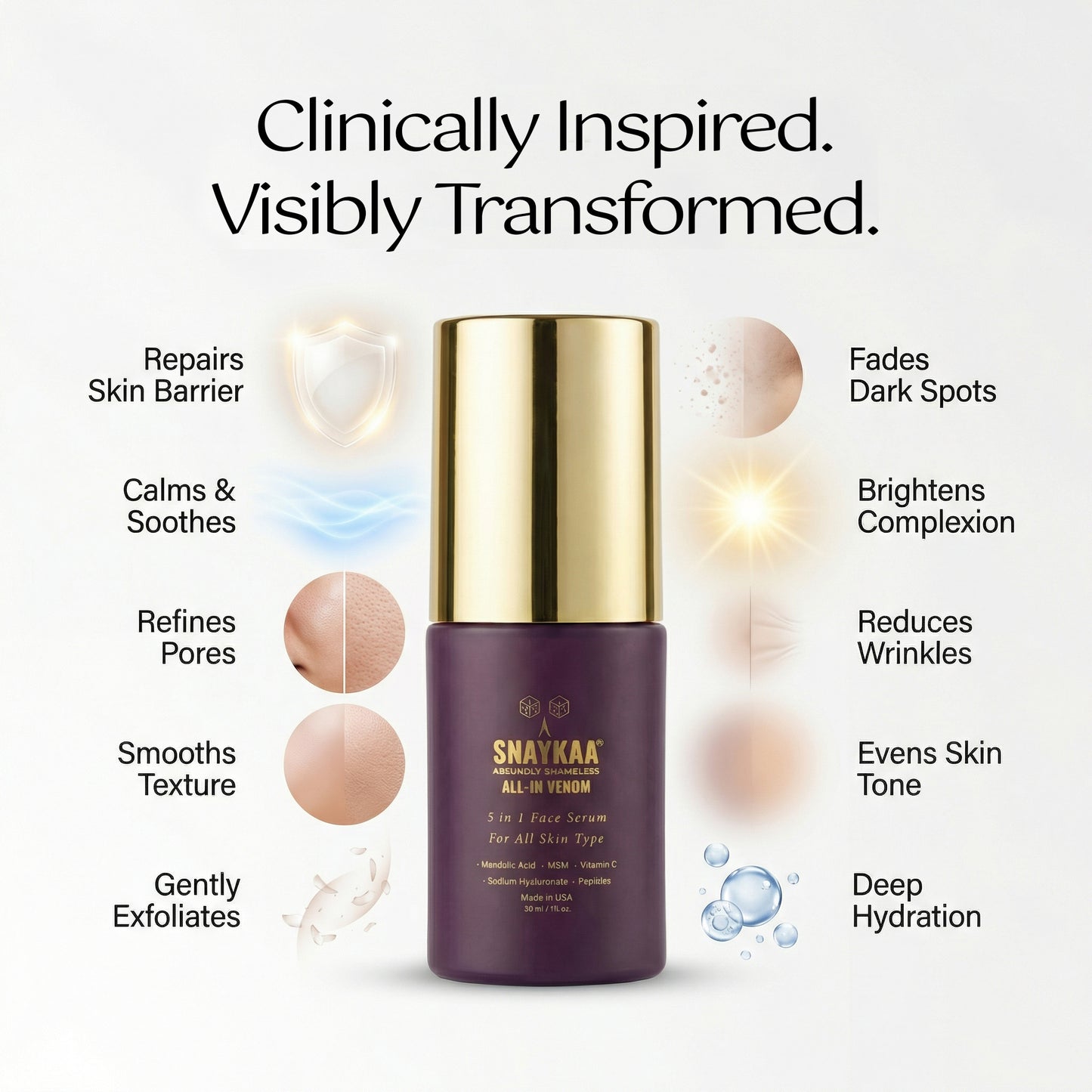 SNAYKAA® All-In Venom Face Serum